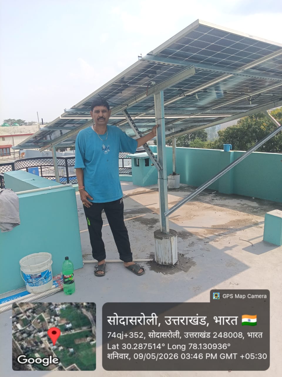 Happy customer 5 with their rooftop solar installation